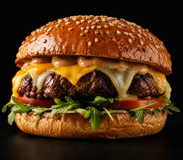 LA CHOUETTE CLASSIQUE, burger de La Chouette