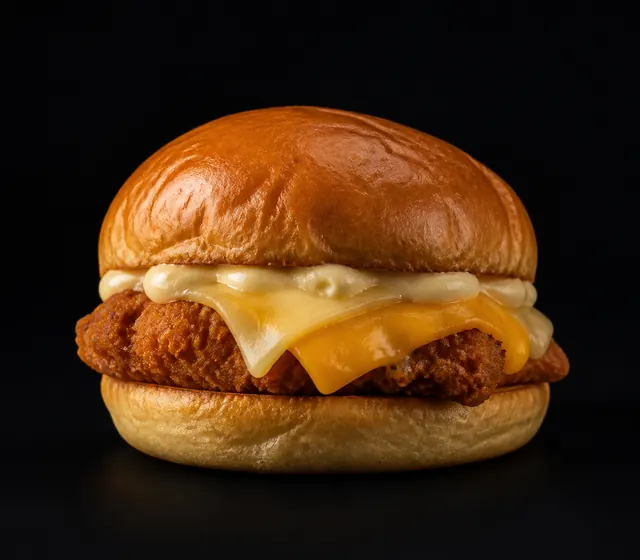 PETITE CHOUETTE POULET, burger de La Chouette